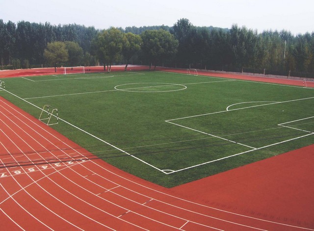 關(guān)于塑膠跑道建設(shè)噴顆粒的優(yōu)缺點(diǎn)